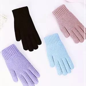 여성 컬러풀 핑거 홀 터치장갑 urk-207 겨울장갑 벙어리장갑 3WCEF40A20