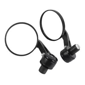 오토바이 Aaccessories 카페 레이서 모토 사이드 뷰 미러 스쿠터 백미러 용 7/8 라운드 바 엔드 리어