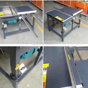 소형 간편 슬라이딩 푸시 테이블쏘 목공 기계 정밀 커터 톱 보드 절단기 데스크탑