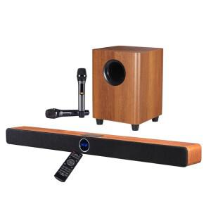 서브우퍼, 지원 동축, ARC, 가라오케 기능을 갖춘 5.1 채널 홈 시어터 사운드 바 BT 스피커 시스템