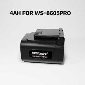 SWANSOFT 21V 4AH 전문가용 배터리 SW-758/768/8605PRO/PRU40