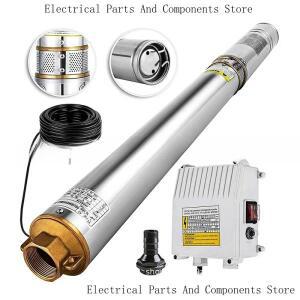 4인치 0.75KW 깊은 우물 1HP 6500L/H 잠수정 펌프 20M Contrl Box Garden Home 농업 관개