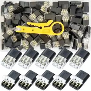 방수 3 핀 방식 플러그 전기 커넥터 자동차 와이어 케이블 스트립 터미널 연결 도구