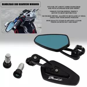 Bandit S650 600 650 1200 1250 1250S 용 오토바이 미러 CNC 핸들 바 엔드 백미러