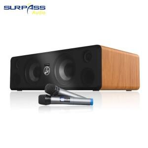 AH90 프로페셔널 스테레오 서브우퍼 PA 앰프 스피커 홈시어터 시스템 베이스 마호가니 색상