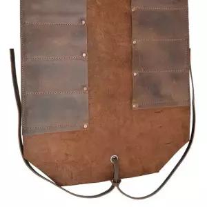 BHBD-가죽 빅 툴 롤업 백(12슬롯) 휴대용 파우치 워크샵 보관함 목공 도구 정리함 수제