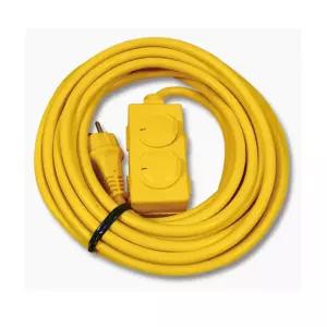 라온 2구 산업용 전기 연장선 2.5SQ 10m 작업 리드선 용리드선 작업선 접지차단 캠핑전선 코드 누전 케이블