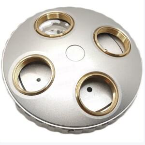 현미경 M26 나사 노즈피스 대물 렌즈 변환기 배율 전환에 사용되는 4홀/5홀 어댑터