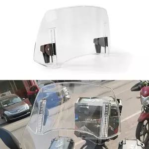 Suzuki BURGMAN 650 400 125 200 AN650 오토바이 앞 유리 확장 스포일러 윈드 스크린 에어 디플렉터