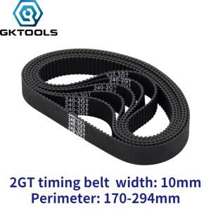 19 3D 고무 240 200 폐쇄 2GT 260 너비 프린터 250 루프 벨트 GT2 170 길이 10MM 294MM 180 280 타이밍 220