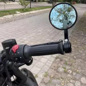 로얄 엔필드 불릿 유성 클래식 350 500 인터셉터 650 CNC 오토바이 바 엔드 미러 레트로 핸들바 팁