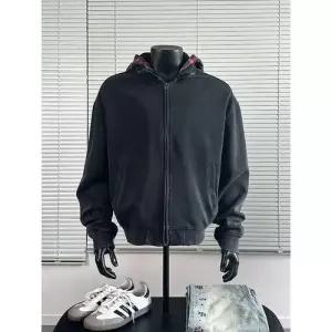 남사친 빈티지 투피스 카디건 가짜 후드티 봄가을 커플 OP3