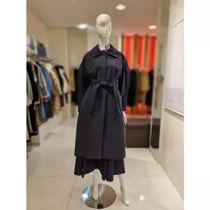 발렌시아 핀턱 벨티드 트렌치코트 232MT11 505145