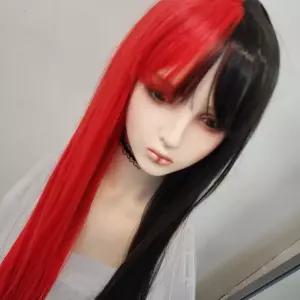 투톤 긴머리 통가발 위그, HyC마켓