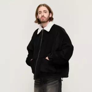 카고브로스 CORDUROY TRACKER WOOL WOLK JUMPER (BLACK) - black 112449