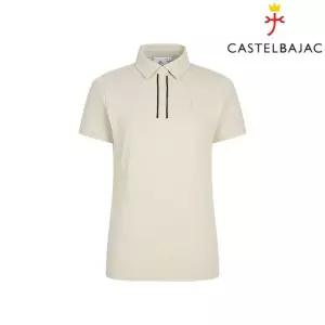 매장정품 CASTELBAJAC 까스텔바작 여성 단작 배색 카라 반팔 티셔츠 BGFMTS602 1399140