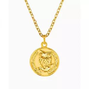 오벨리 24K 벨라 순금 부엉이 코인 목걸이 소