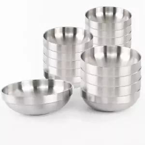 [콩심팥심]샤틴 스텐 이중 냉면기 19cm 5개 젓가락 진공젓가락 탕기 선물