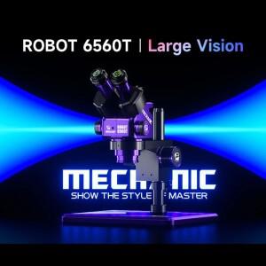 MECHANIC ROBOT 6560T-B11 배율 동기 줌 현미경 휴대폰 수리 삼안 스테레오 도구