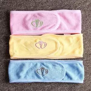 [셀러에이드]극세사 메이크업 샤워 헤어밴드 목욕용품 찍찍이 밴드