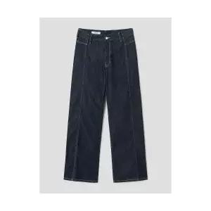 매장정품 8SECONDS 에잇세컨즈 생지데님 절개 팬츠 네이비 165321DP1R 1399047