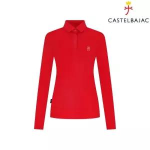 매장정품 CASTELBAJAC 까스텔바작 여성 로고 자수 베이직 카라 티셔츠 BGEFTL601 1399042