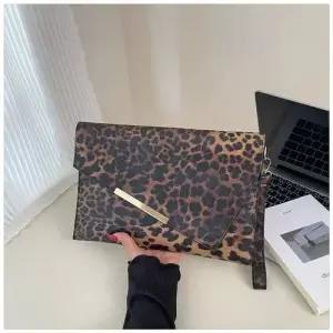 스파이더맨 여성 빈티지 클러치 가방 대용량 레퍼드 디너 봉투 파티 OPH5