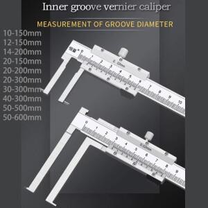 헝량 0.02mm 스테인리스 스틸 뾰족한 내경 측정 커터 헤드 홈 캘리퍼스 버니어