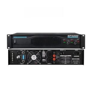 EP4000 고품질 장시간 사용 가능 듀얼 채널 2U 2CH500W/600W 사운드 파워 앰프 (웨딩/볼룸용)