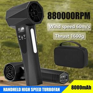 1600g 터보 제트 팬 880000RPM 고출력 고속 전기 야외 먼지 청소 에어 블로워