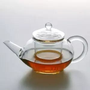 유리티포트 250ml 내열강화유리 유리다관 유리주전자 거름망티포트 티포트