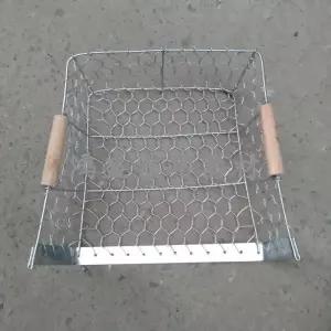 철망 게비온 삼태기 울타리 야외 가드닝 휀스 조경 자갈망 철제 메쉬