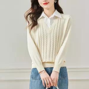 윈터솔져 남자 투피스 니트 데일리룩 간절기 가디건 브이넥 봄가을 휴가 칼라 패션 스웨터 KUK3