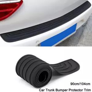 스크래치 방지 자동차 트렁크 문짝 씰 플레이트 보호대 범용 리어 범퍼 가드 고무 몰딩 패드 트림 커버
