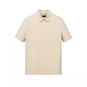 질스튜어트 JILLSTUART 뉴욕 남성 [GENTLE JERSEY] 라이트베이지 반팔 카라 레귤러핏 티셔츠