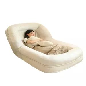 1인용 빈백소파 미니쇼파 좌식 집순이 화이트 L 등받이 의자