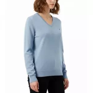 25FW ESSENTIAL COTTON V NECK(MW14745 C2B) (에센셜 넥 스웨터)