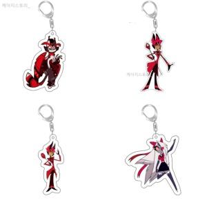 해즈빈호텔 아크릴 열쇠고리 키링 다양한 캐릭터 백팩 책가방 꾸미기