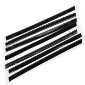 테이크아웃 개별포장 일자형 스트로우 / 블랙 500개 일자빨대 일회용빨대