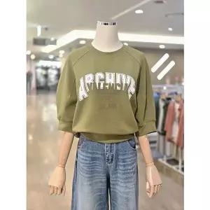 발렌시아 벌륨소매 레터링티셔츠257MC14 505246