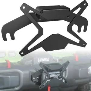 픽업 트럭 오프로드 카 RV 범퍼 페어리드 윈치 번호판 마운트와 호환되는 10인치 호스 전면 IRENPORU