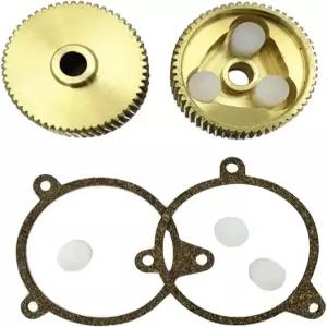 Zieichy 2X 헤드라이트 모터 수리 키트 HD 황동 기어 업그레이드 1988-1996 쉐보레 콜벳과 호환 교체