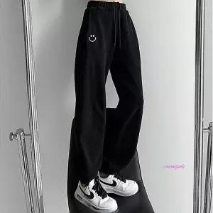 조거 조커 여성 밴딩 스트링 여자 회색 캐주얼 팬츠jkl967