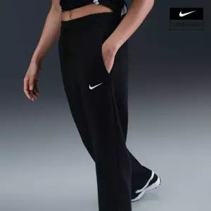 매장정품 NIKE 나이키 스포츠웨어 플리스 여성 하이웨이스트 와이드 레그 팬츠 IH1012-010 1392071