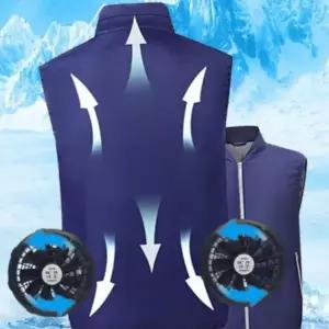 선풍기 조끼 여름 등산 낚시 아이스 쿨링 냉풍 베스트