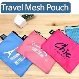 트래블 망사 파우치 (소) 3종 파우치 화장품 소품 헤어 미용 화장품파우치