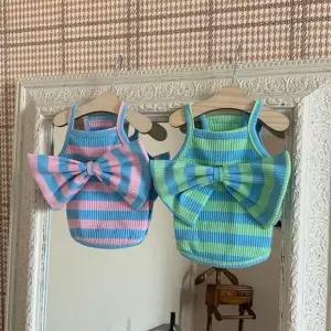 [골드스마일]강아지외출복 실내복 산책옷 쥬디 왕 리본 나시 S~XL