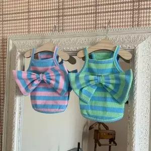 강아지외출복 실내복 산책옷 쥬디 왕 리본 나시 S~XL