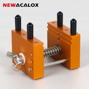 NEWACALOX 소형 미니 알루미늄 합금 벤치 바이스 플레이 호두 지그 조각 드릴링 머신 도구 PCB 홀더