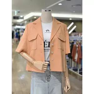 발렌시아 투버튼 포켓포인트 5부소매 자켓 245MJ22 505245